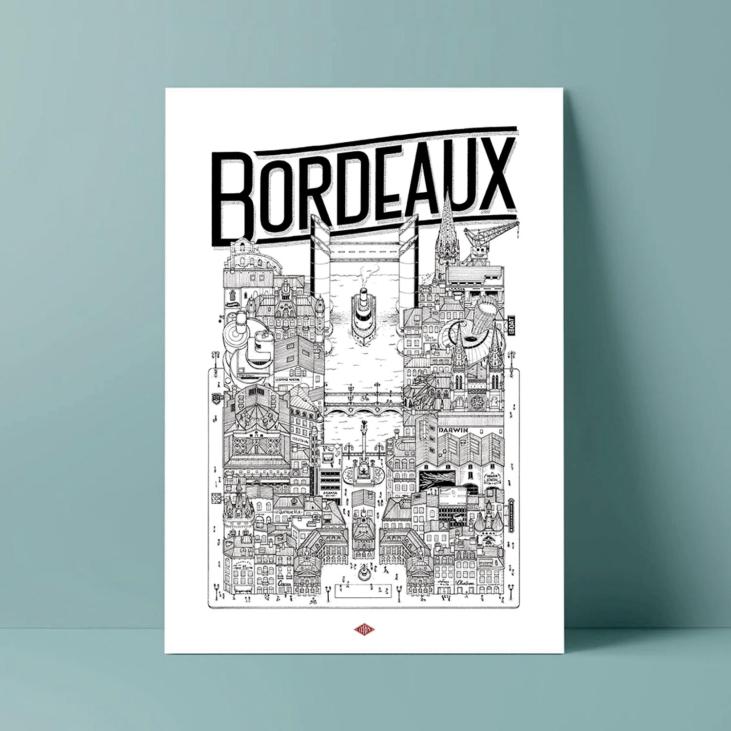 Affiche Bordeaux - Docteur Paper