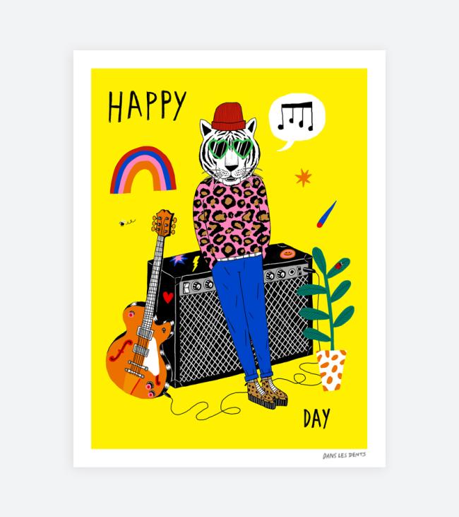 Affiche Happy Day - Dans Les Dents