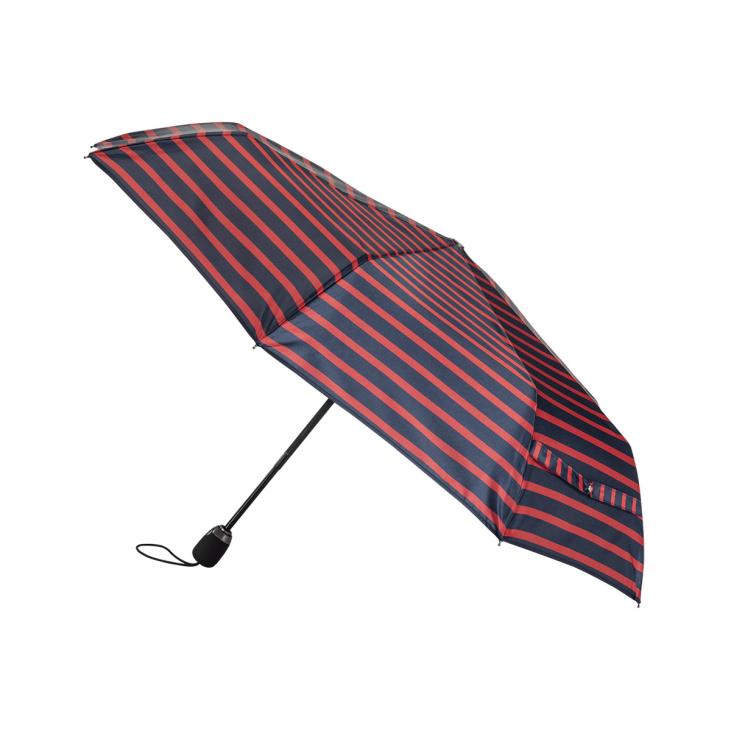 Parapluie Pliant Automatique - Marinière Marine & Rouge - Piganiol