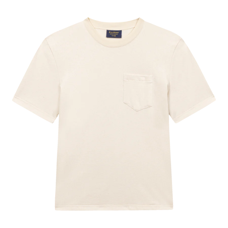 T-Shirt Poche - Ecru - Le Minor