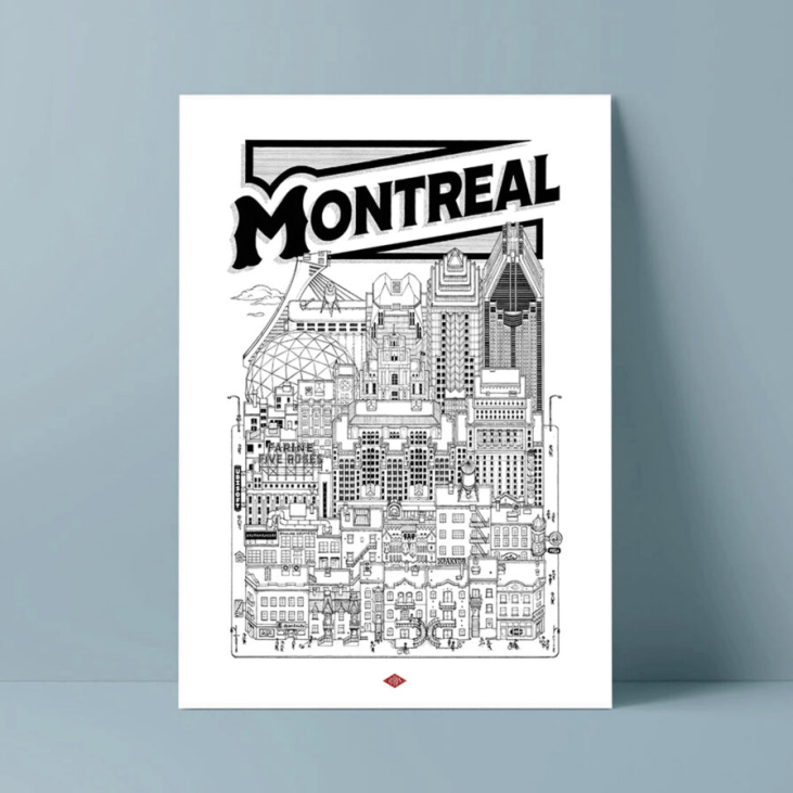 Affiche Montréal - Docteur Paper