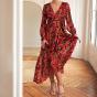 Robe Olivia - Rouge- Laura Laval