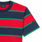 T-Shirt Larges Rayures - Rouge et Marine - Le Minor