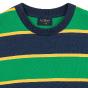T-Shirt Larges Rayures - Vert et Marine - Le Minor