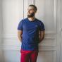 T-Shirt Manches Courtes Baptiste - Bleu - La Gentle Factory