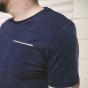 T-Shirt Manches Courtes Edmond - Marine - La Gentle Factory
