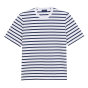 T-Shirt Marinière - Fond Blanc - Le Minor
