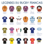 Affiche Légendes Du Rugby Français - Chistera
